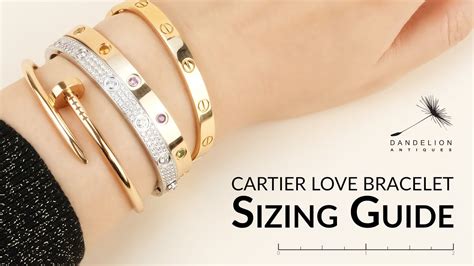 cartier love lock bracelet|Cartier Love Bracelet size chart.